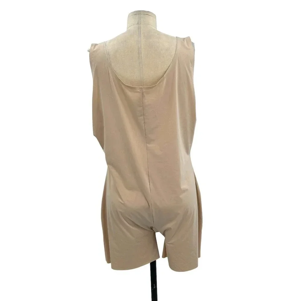 Spanx Shaping One Piece Romper Undergarment Shaper Bodysuit Nude Plus Size‎ 3X